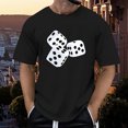 thumbnail image 2 of Huesdet T-Shirts Graphiques pour Hommes T-Shirts Décontractés Basiques à Col Rond T-Shirts à Manches Courtes Mode Tee T-Shirts avec Poche (Noir, M), 2 of 6