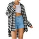 thumbnail image 2 of Puntoco moda mujer manga larga estampado invierno sin capucha Casual abrigo blusa top Puntoco Puntoco-5745, 2 of 9