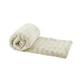 thumbnail image 4 of Home Soft Things Super Soft Decorative Throw Blanket -Bleached Sand - 50" x 60", 4 of 8