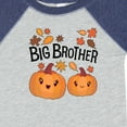 thumbnail image 4 of Inktastic Big Brother Pumpkins with Fall Leaves Boys Baby Bodysuit, 4 of 5