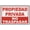 Warning Sign 2, variant on Spanish Private Property Authorized Personnel Only Sign 8"x12", Aluminum Tin Warning Signs for Home Outdoor Garden, Weatherproof Bilingual Security Sign