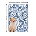 thumbnail image 3 of 2-Pack Floral Design Dog Training Mats, Washable Reusable Housebreaking Pads 24x35 Inch, Non-Slip Puppy Potty Solution for Indoor Areas, 3 of 8