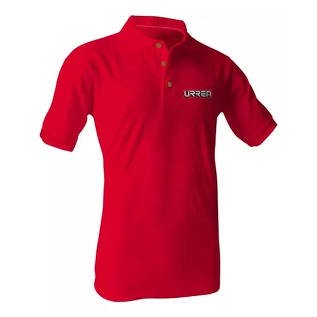 Playera Tipo Polo Manga Corta Urrea Hombre Roja