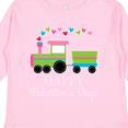 thumbnail image 4 of Inktastic Happy Valentines Day Childs Train Boys or Girls Long Sleeve Toddler T-Shirt, 4 of 5