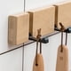 thumbnail image 5 of Gancho de Madera BLESIY Plegable para Ropa Toalla Colgador Naturaleza 4 Ganchos, 5 of 8