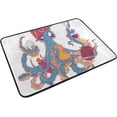 thumbnail image 2 of SKYSONIC Doormat Octopus Pirate Lightweight Non Slip Indoor Outdoor Entryway Rugs Floor Mat for Bathroom Kitchen Entrance 23.6 x 15.7 inches, 2 of 5