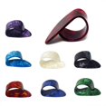 thumbnail image 1 of 8 uds (color aleatorio) púas para pulgar de guitarra, púas para pulgar planas, púas para pulgar de guitarra en una caja de Metal para guitarra acústica estilo dedo, 1 of 5