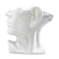 thumbnail image 4 of Lipstore Abstract Face Art Chopstick Holder Porcelain Flower Vase for Restaurant Desk Thinking Man, 4 of 8