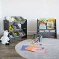 thumbnail image 4 of Humble Crew Sumatra Toy Storage Organizer with 9 Plastic Storage Bins, Espresso/Grey, 4 of 4