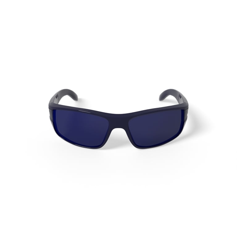 PRX Big Wave Men's Sunglasses in Shiny Black, Wrap, Plastic, 61-16