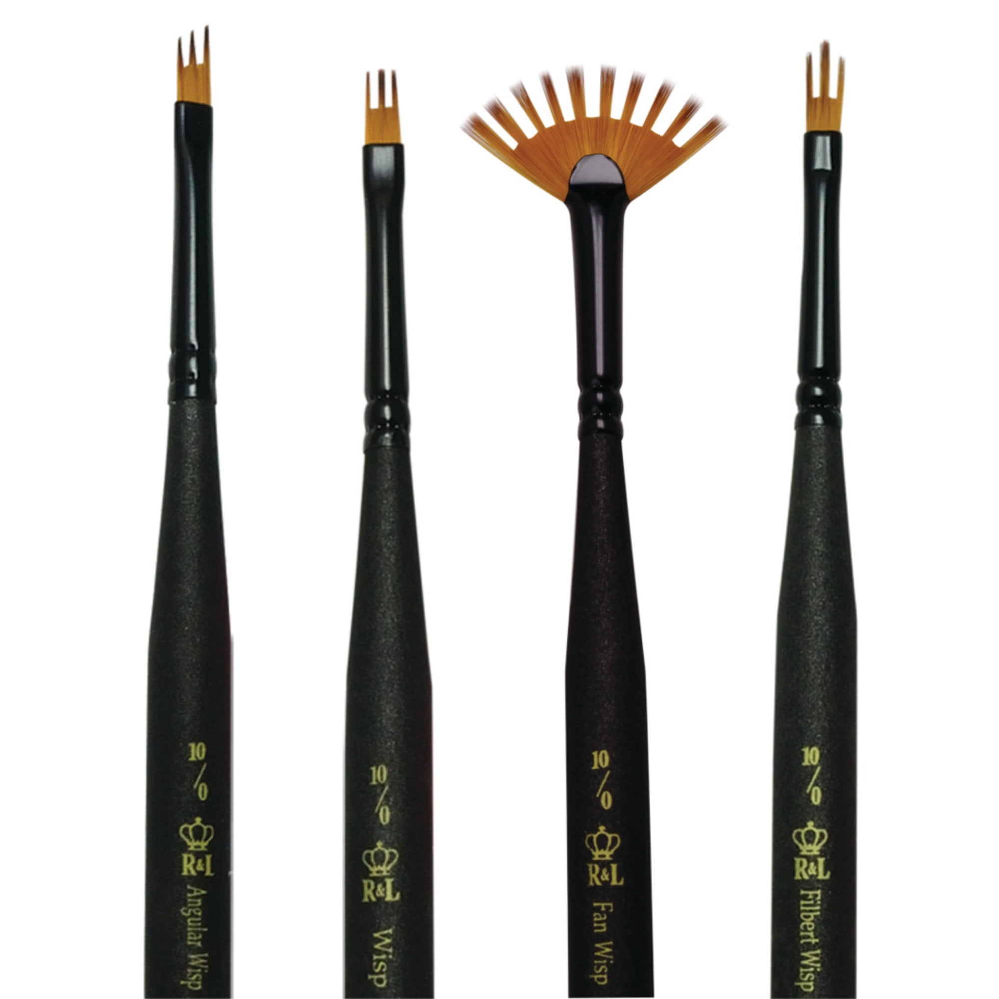 Royal Brush Mini Majestic Brush, Fan Wisp, 10/0