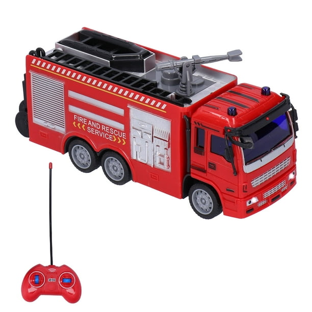 Enfants Rc Rescue Pompier Camion Camion Pompier Camion Télécommande Camion  AvecLumières Allumées