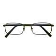 thumbnail image 4 of Converse Men's Metal Rectangle Eyeglass Frames Freefall Burgundy 47mm, 4 of 5