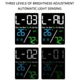 thumbnail image 3 of Tizuqe Digital Hygrometer Digital Clock for Home Offices Alarm Clock and Colorful Display for Everyday Use, 3 of 13