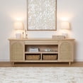 thumbnail image 3 of Real Flame Dahlia 76" TV Stand in White Oak, 3 of 9