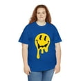 thumbnail image 6 of Dripping smiley face graphic tee Unisex Heavy Cotton Tee, 6 of 8