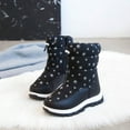 thumbnail image 5 of Chenyee Childrens Winter Fleece Childrens Boots Flat Splashing Fleece Warm Short Tube Snow Boots, 5 of 8