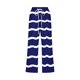 thumbnail image 2 of Pantalones Casuales de Mujer de Impresión Floral Cintura Elástica Suelta, Pantalones de Pierna Ancha Recta con Bolsillos, 2 of 5