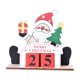 thumbnail image 2 of onlyliua Ofertas Adornos Navideños Calendario de Madera Adornos Regalos Navideños Muñeco de Nieve Mini Escritorio Mesa de Escritorio, 2 of 6