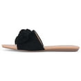 thumbnail image 6 of Gallery Seven Suede Bow Slide Sandals for Women, 6 of 7