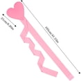 thumbnail image 5 of 2Pcs Valentine's Day Cabinet Heart Ribbon 41.3 Inch Red Pink Heart Ribbon for Kitchen Cabinet Doors Festive Holiday Home Valentine's Day Party Decor, Valentines Day Decorations for Home, 5 of 10