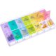 thumbnail image 1 of Pastillero semanal, organizador de pastillas acsergery, estuche de almacenamiento de pastillas de 14 días, pastillero recordatorio, 1 of 5