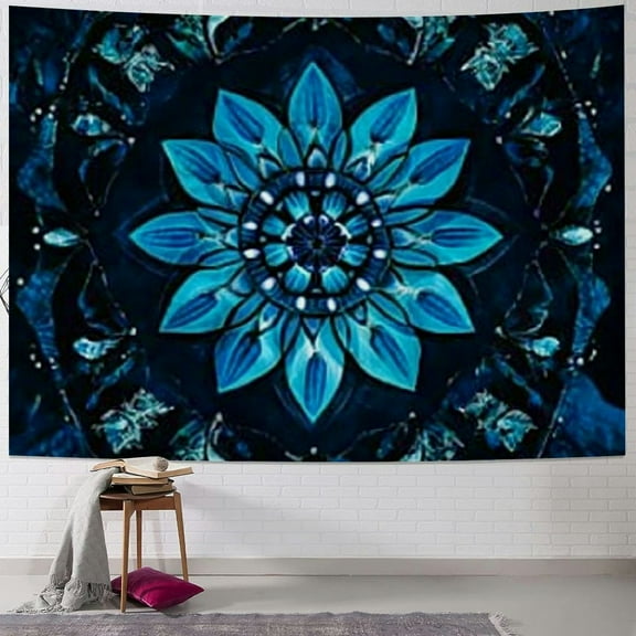 BCIIG Mandala Tapestry Bohemian Tapestries Gothic Sun and Moon Moth Boho Tapestry Wall hanging Bedding Tapestry Home Decor 40x30inch
