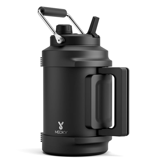 Bouteille d'Eau Isolée de 1 Gallon pour le Sport : Meoky