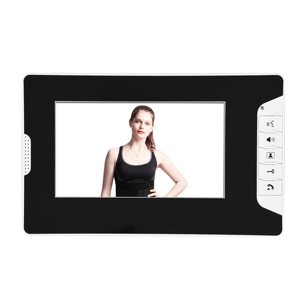 Kit de Intercomunicador con Timbre y Vídeo de 7 Pulgadas Kit de Timbre Inteligente a Prueba de Lluvia Kit de Cámara de Seguridad para Monitoreo del Hogar