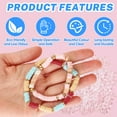 thumbnail image 3 of 1500 Pcs Loom Bracelet Hooks S Clips for Loom Bracelets Rubber Band Bracelet Clips Plastic Band Clip Bracelet Connectors Refills for DIY Necklace Accessory Rubber Connectors Refills, 3 of 14