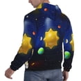 thumbnail image 6 of Lsque Solar System Pattern Casual Men's Hoodie,Hooded Sweatshirt with Kangaroo Pocket,Pullover Hoodie-3X-Large, 6 of 7
