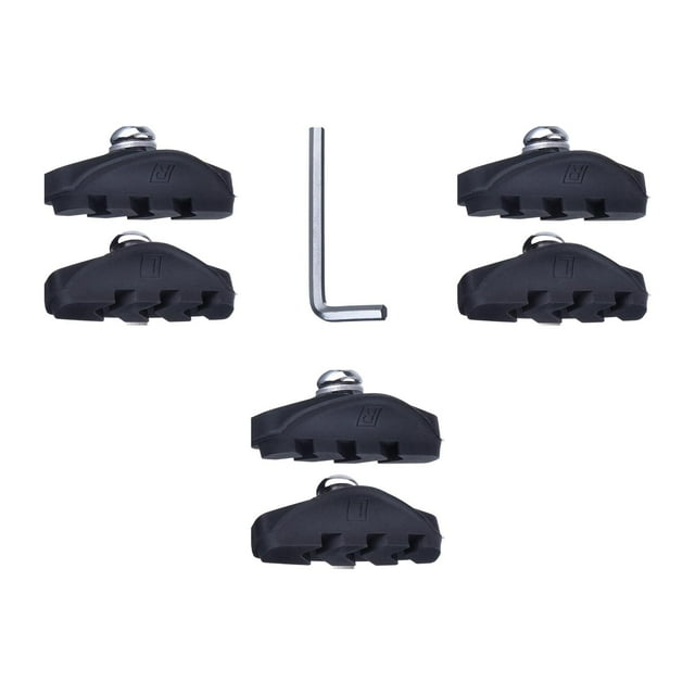 V Type Bike Brake Pads Premium Caliper Brake Pads for Folding Bike Road Bike 3 Pair