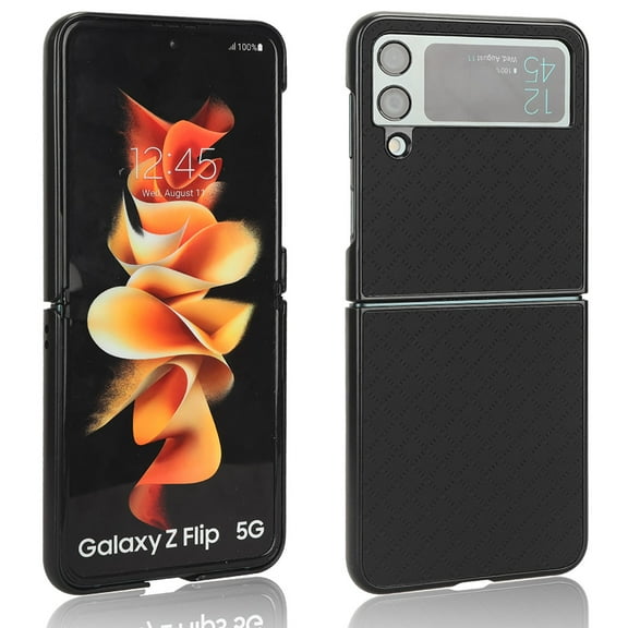 K-Lion Samsung Galaxy Z Flip 3 Filp Case,
Luxury PU Leather Soft TPU With Shockproof Case for Samsung Galaxy Z Flip 4 6.7 inch,Black