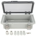 thumbnail image 2 of Electrical Junction Box, Hinged Housing Waterproof Electrical Boxes Clear Lid ABS  for Outdoor, 2 of 8