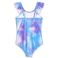 thumbnail image 2 of Serdomi Toddler One Piece Swimsuit Beach Bathing Suit Cute Purple Cartoon Mermaid Swimwear for Girls Size 10, 2 of 7