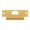 Lifetime Polished Brass, variant on Deltana SPAN478U3 Strike Plate, 4.87 in. - Polished Brass
