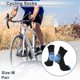 thumbnail image 2 of Calcetines de ciclismo Unique Bargains, de secado rápido, para exteriores, color azul y negro, tamaño M, neutros y universales, 1 par, combinación de colores, 2 of 6