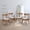 Natural, variant on New Classic Furniture Morocco Wood Dining Chair in Dark Gray (Set of 4)