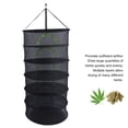 thumbnail image 4 of Drying Rack,Breathable Zipper Closure Hanging Mesh Net,Foldable Dish Drying Rack for Flower Buds Fish Weeds Clothes Garlic Nuts, 4 of 7