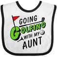 thumbnail image 3 of Inktastic Going Golfing with My Aunt- Kids Golf Boys or Girls Baby Bib, 3 of 4