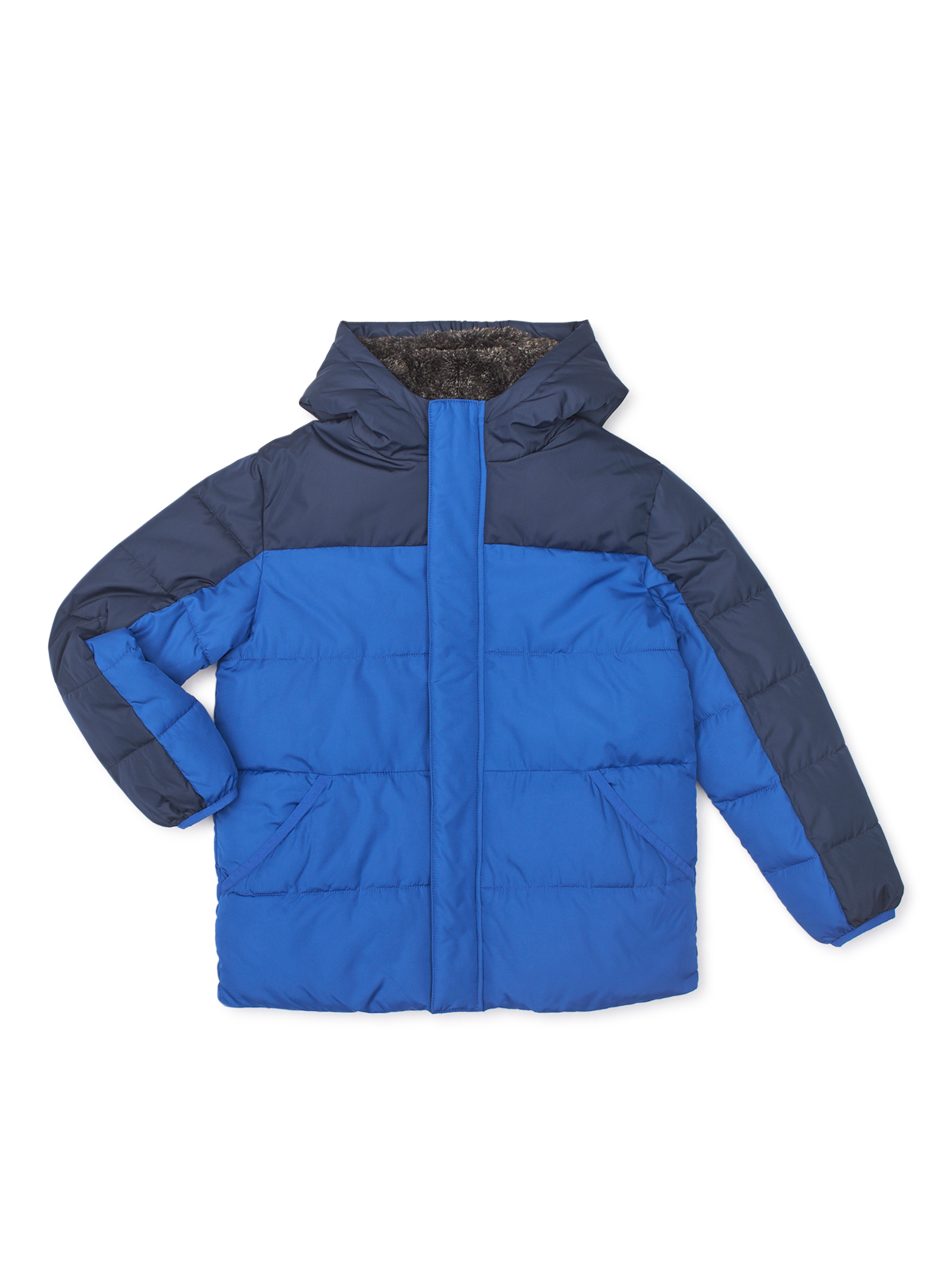 Wonder Nation Boys Exclusive Bubble Puffer Jacket, Sizes 4-18 & Husky