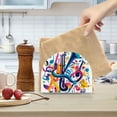thumbnail image 2 of Yayeee Napkin Holder for Table Set of 2 Kitchen Paper Tissue Organization, Musical Pattern, 2 of 8