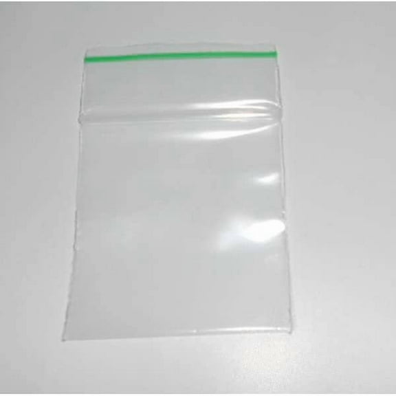 Minigrip Greenline Reclosable Poly Bag,Zip Seal,PK1000 MGBD2P0202