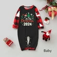 thumbnail image 3 of Black and Red Christmas Pajamas for Family, 2024 New Christmas Matching Family Pajamas Sets Xmas Pjs Adults, Kids and Babies Sleepwear, 3 of 3