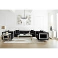 thumbnail image 6 of Carone Square Glass Top End Side Table White and Chrome, 6 of 7