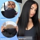 thumbnail image 3 of Peluca ZIYGBK Wear and Go sin pegamento, 100% cabello humano, 30 cm, color negro natural, 3 of 6