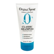 Original Sprout Classic Shampoo, 100% Vegan, Hypoallergenic, Sensitive Skin, Hypoallergenic, All hair types, 4oz Tube
