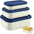 thumbnail image 1 of PENGXIANG 3Pcs Bento Lunch Box Silicone Containers with Lids Leak-proof Lunch Container Temperature Resistance Meal Prep Container  (10oz/23.6oz /44oz), 1 of 8