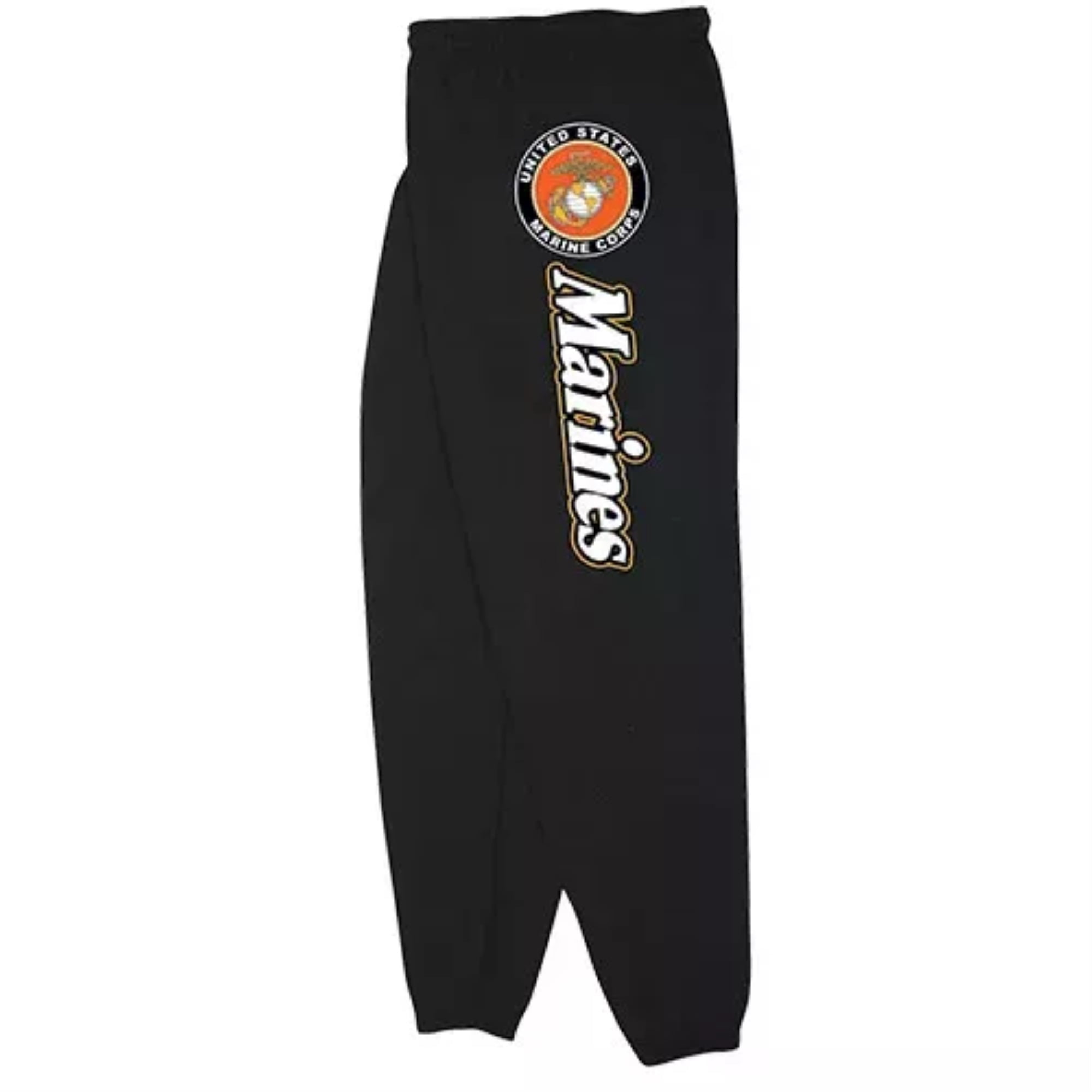 Marines With Logo Mens Sweatpant Black 