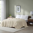 thumbnail image 2 of Gracie Mills Lightweight Basketweave Cotton Blanket 250 GSM GRACE-6495, 2 of 4